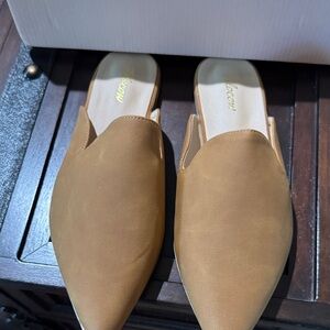 Brown Mules by Unknown Brand
